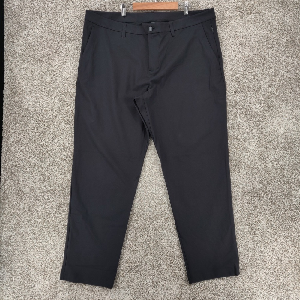 Lululemon ABC Commission Pants Mens 40x30 Black Chino Stretch LM5AO55